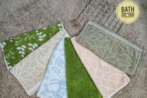 Khăn chạm hoa ký 50X100cm